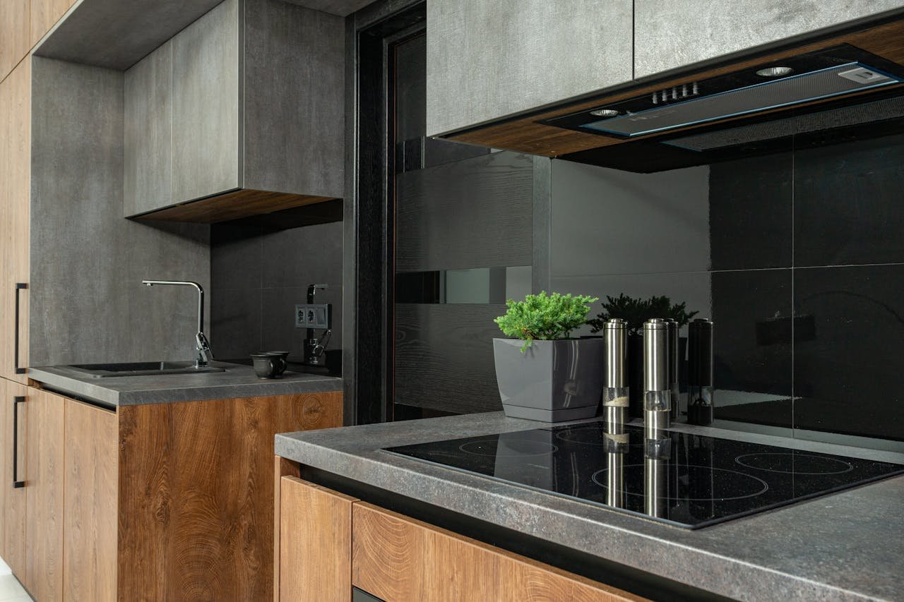 An Interior of a Modern Kitchen